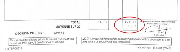 Bulletin relevé de notes de pour son BTSA AP Bulletin relevé de notes de pour son BTSA AP